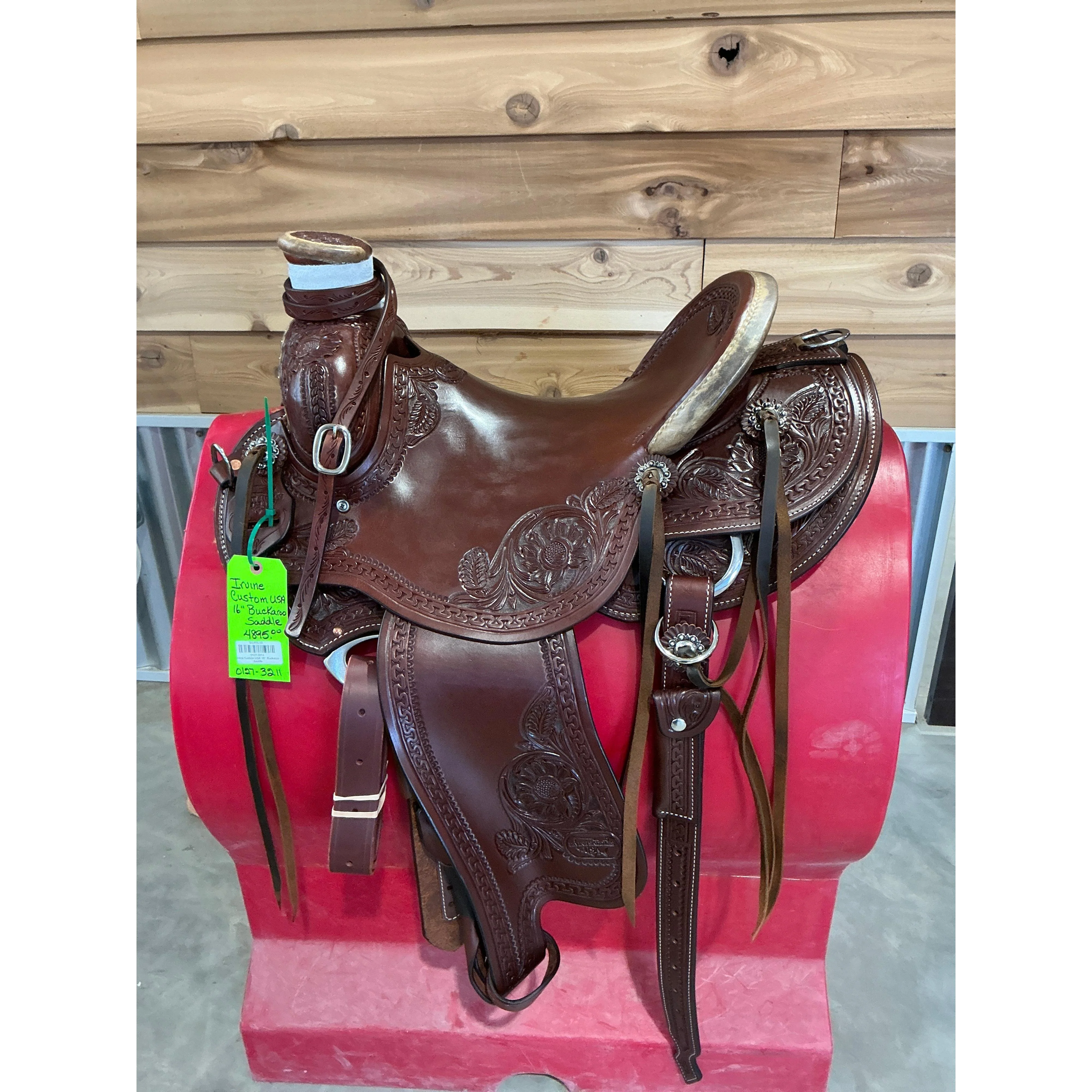 Irvine Custom USA 16"  Buckaroo Saddle
