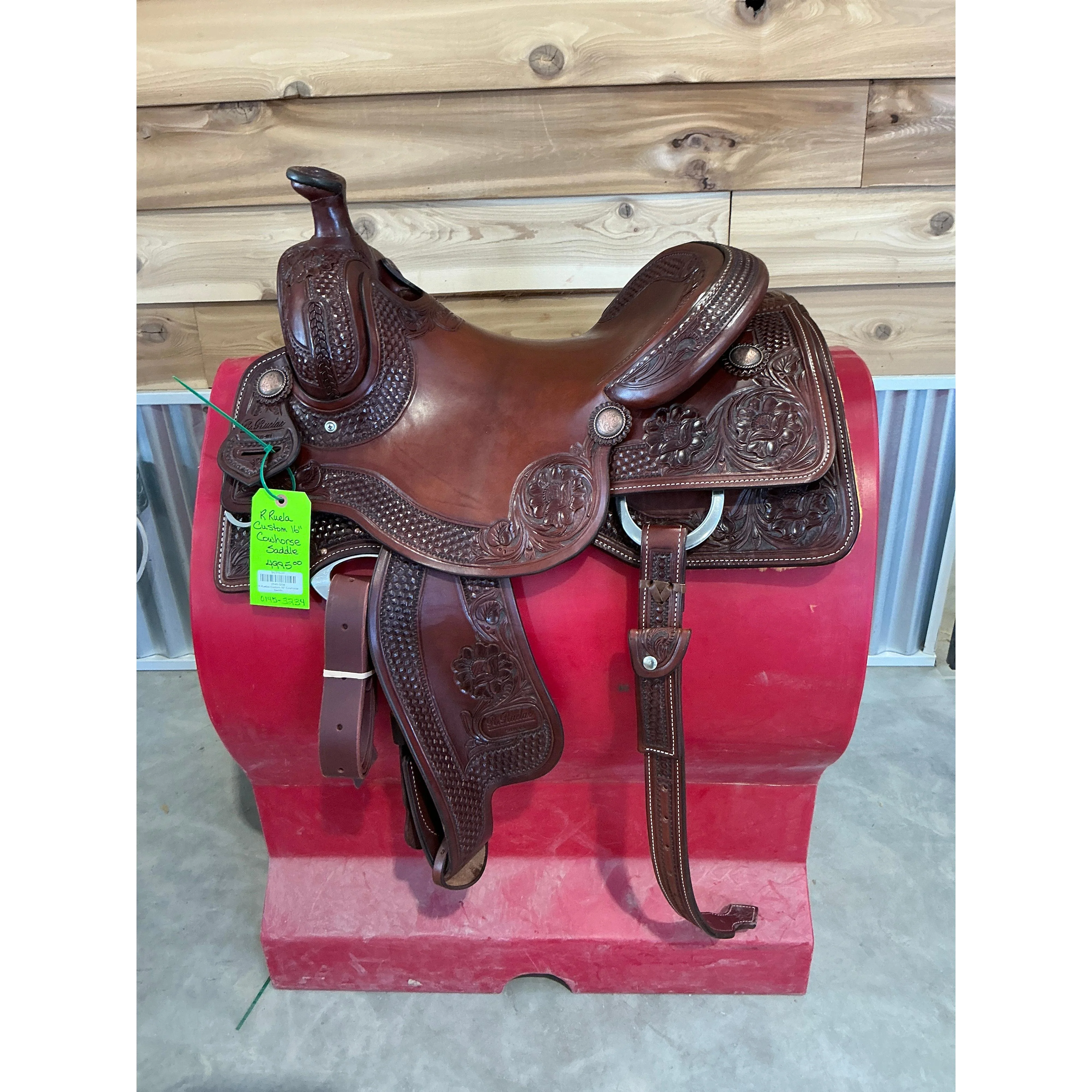 R.Ruelas Custom 16" Cowhorse Saddle