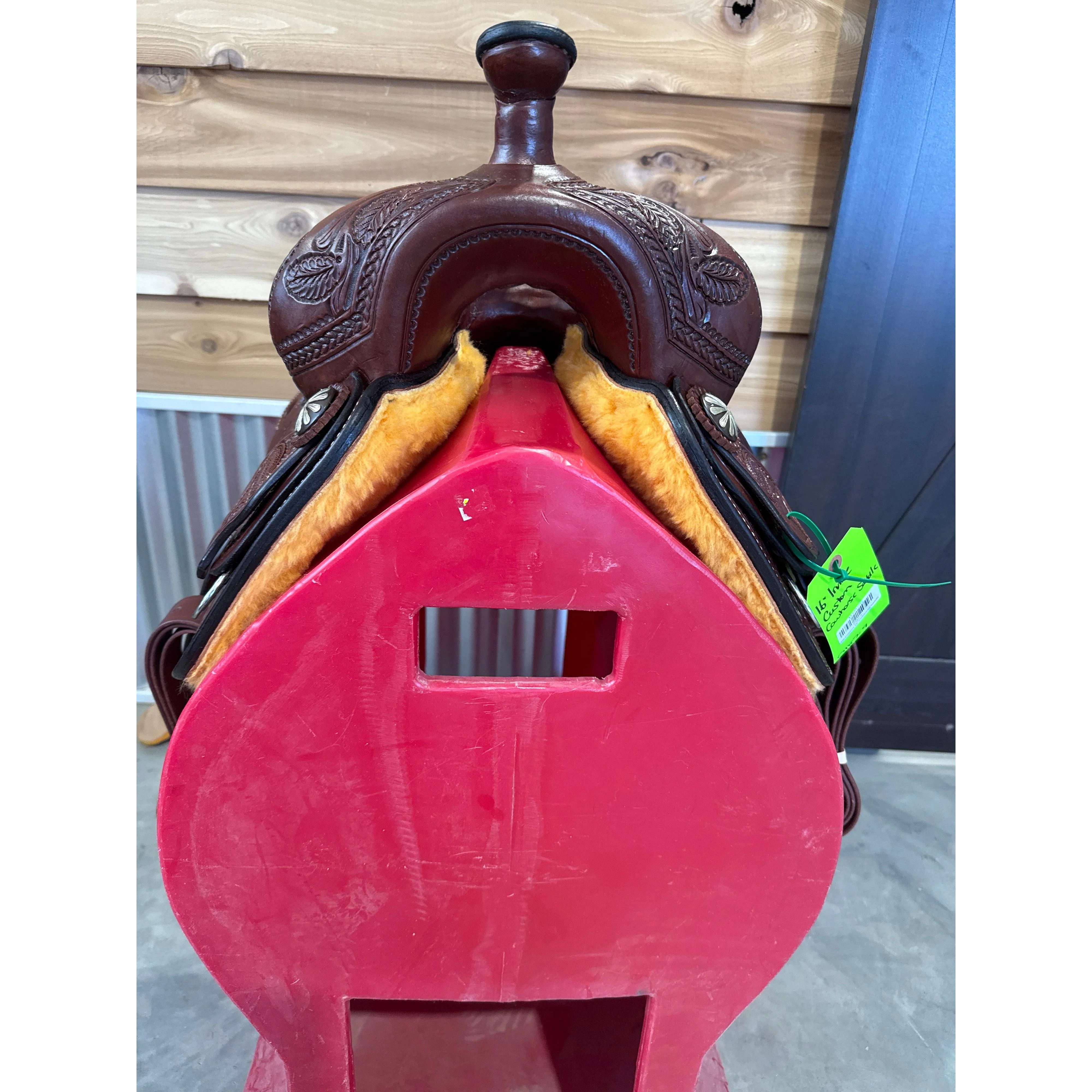 Irvine Custom 16" Cowhorse Saddle - Image 3