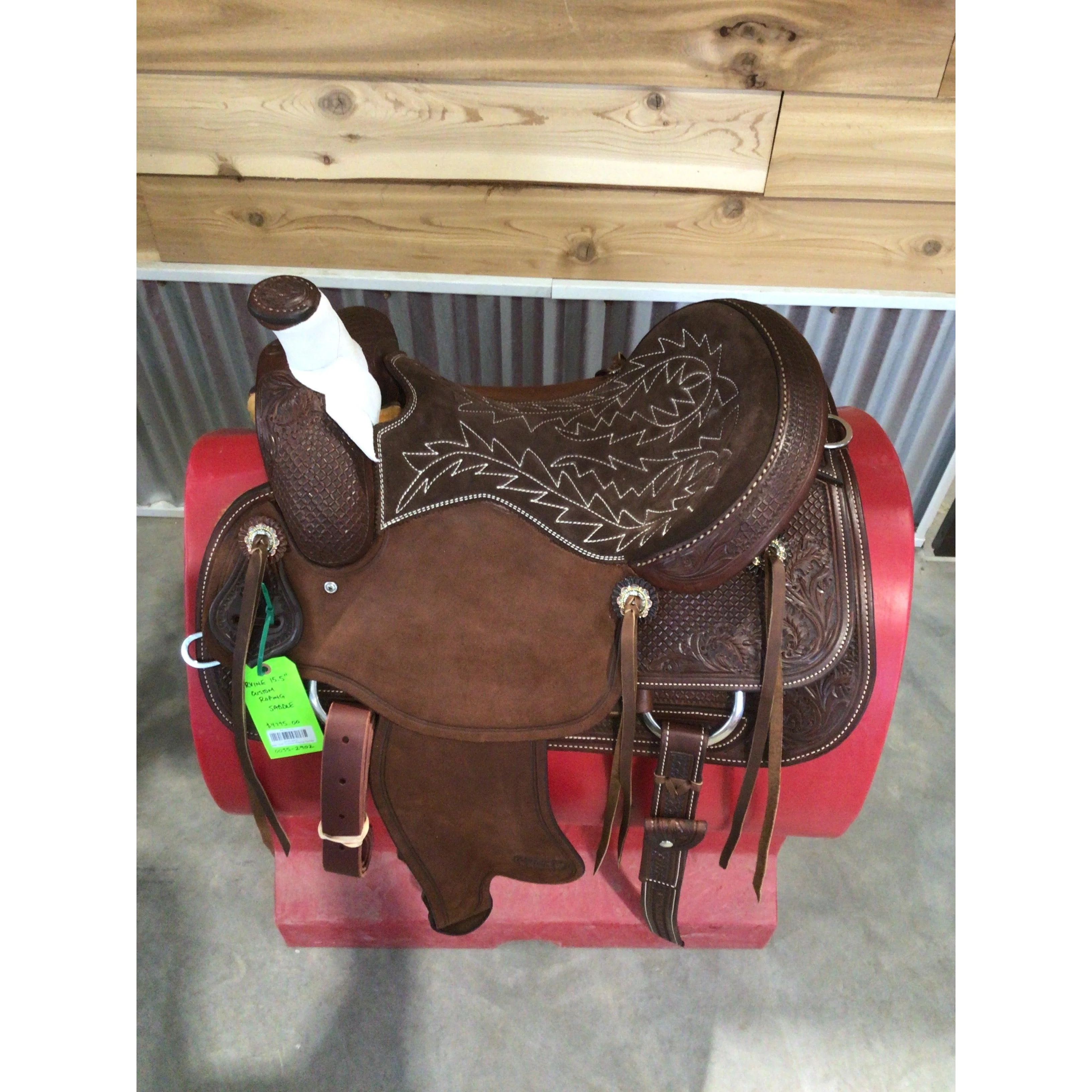 Irvine 15.5" Custom Roping Saddle - Image 2