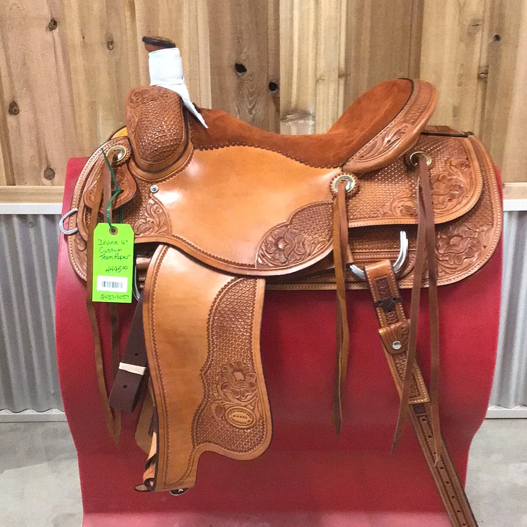 Irvine   16"Custom Team Roping Saddle