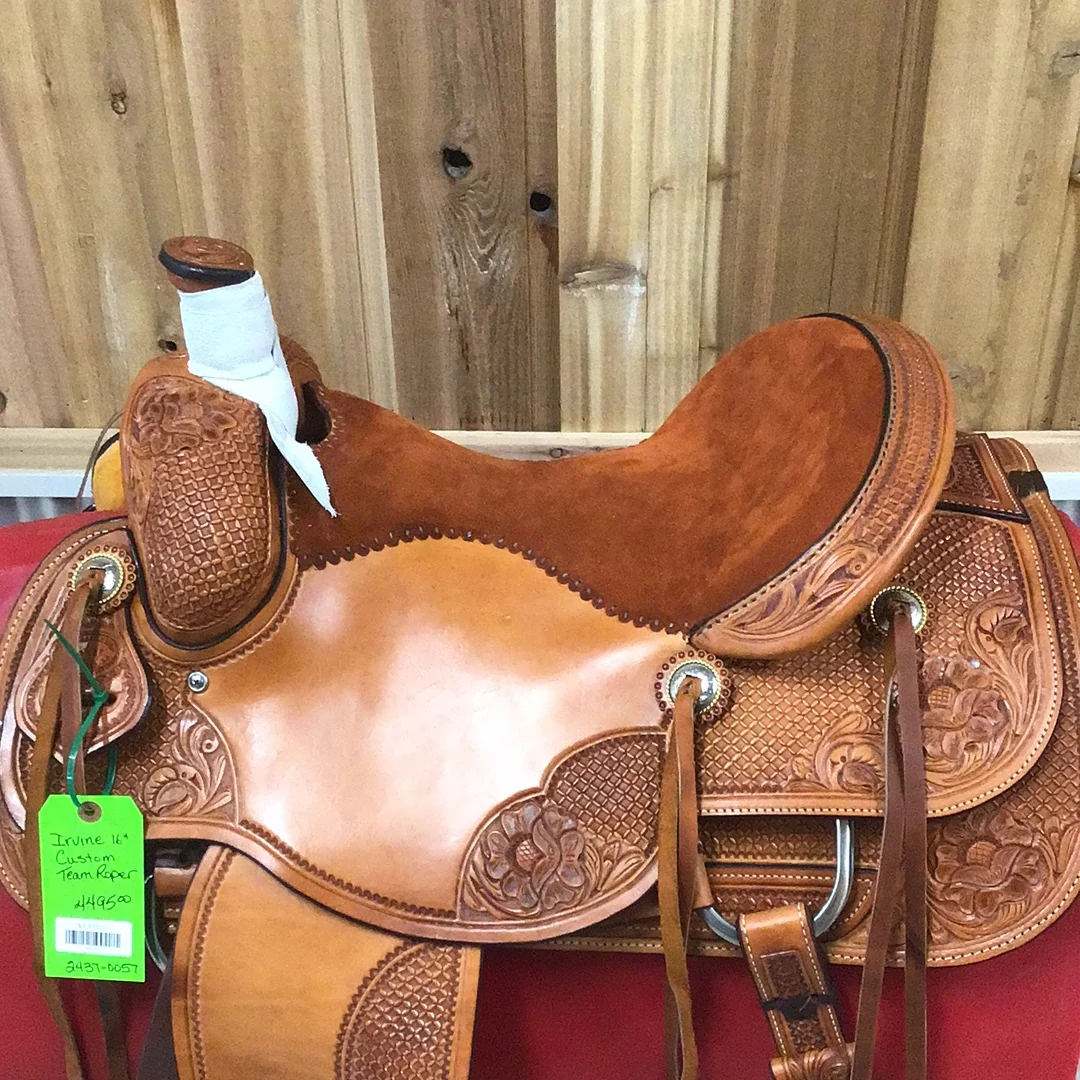 Irvine   16"Custom Team Roping Saddle - Image 2