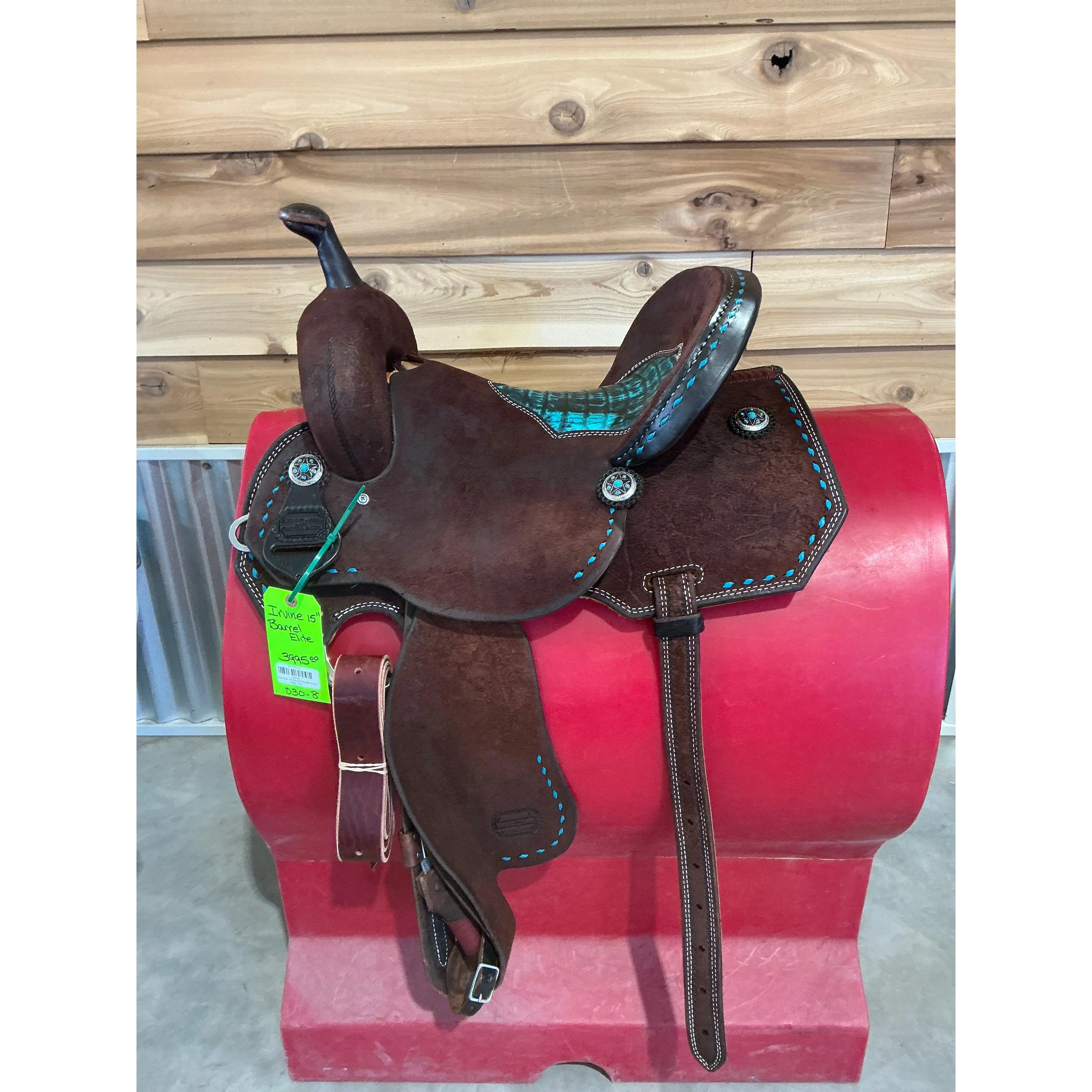 Irvine Elite 15" Barrel Saddle-Gator Inlay Seat