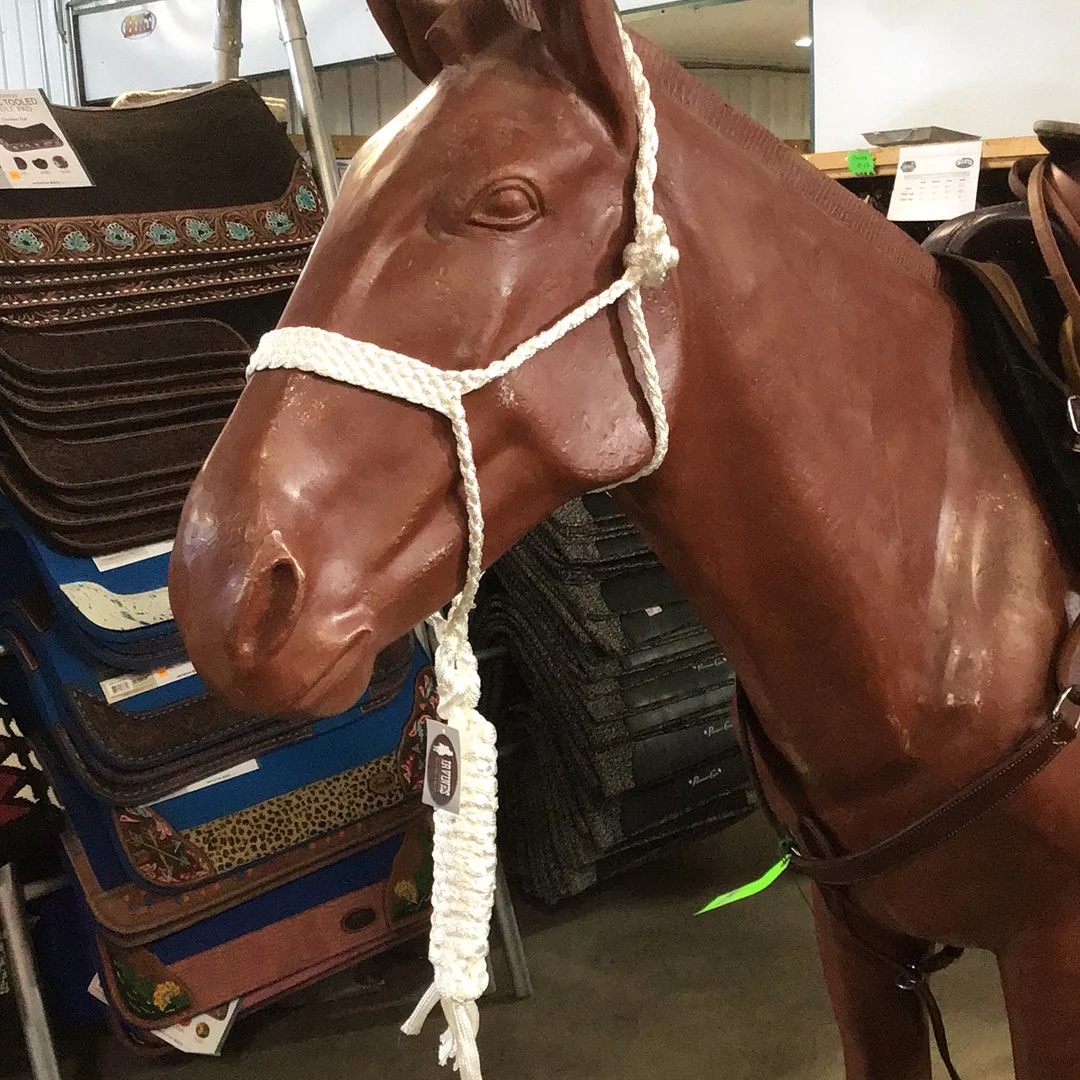 Irvine Mule Tape Halter w/8 ft Lead - Image 3