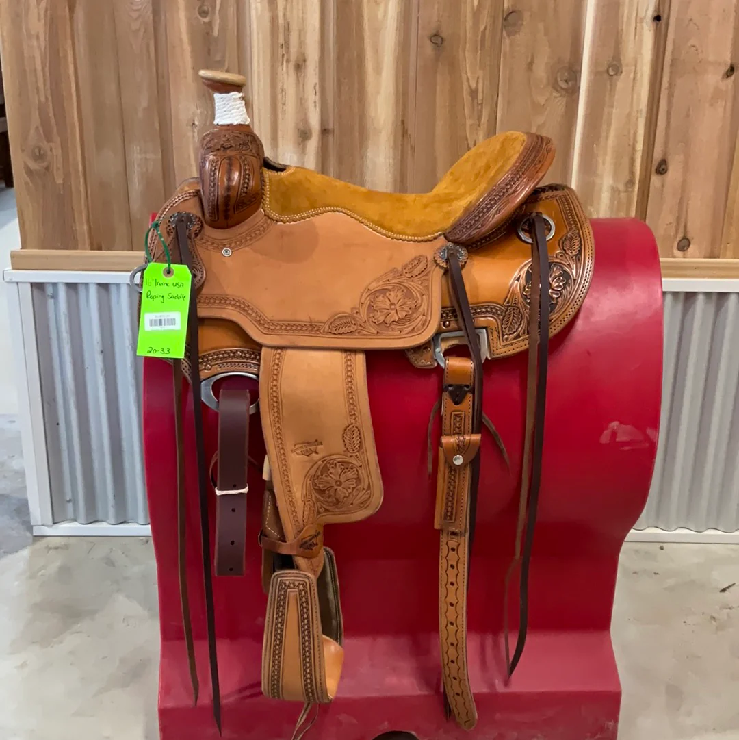 Irvine USA 16" Roping Saddle