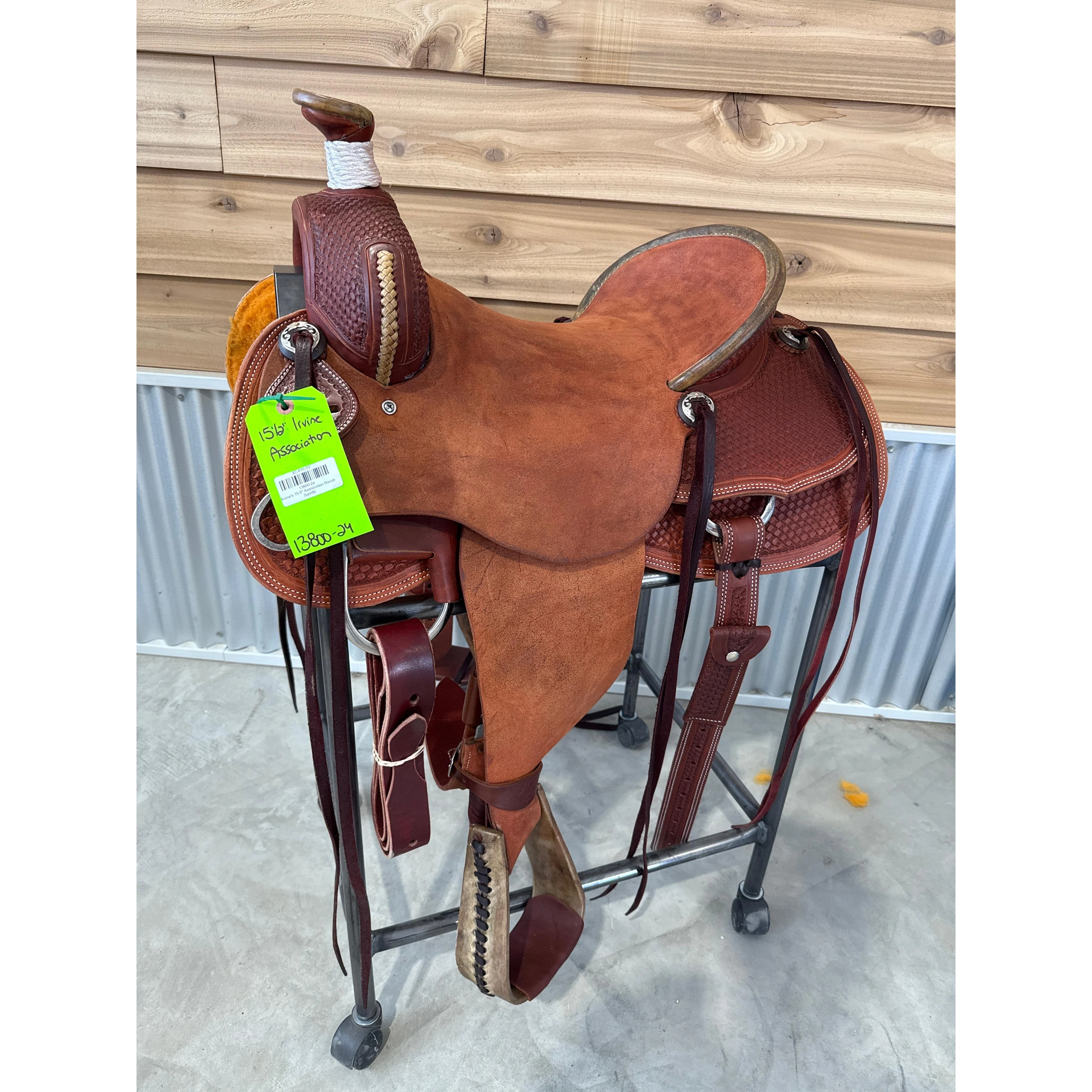 Irvine's 15.5" Association Ranch Saddle