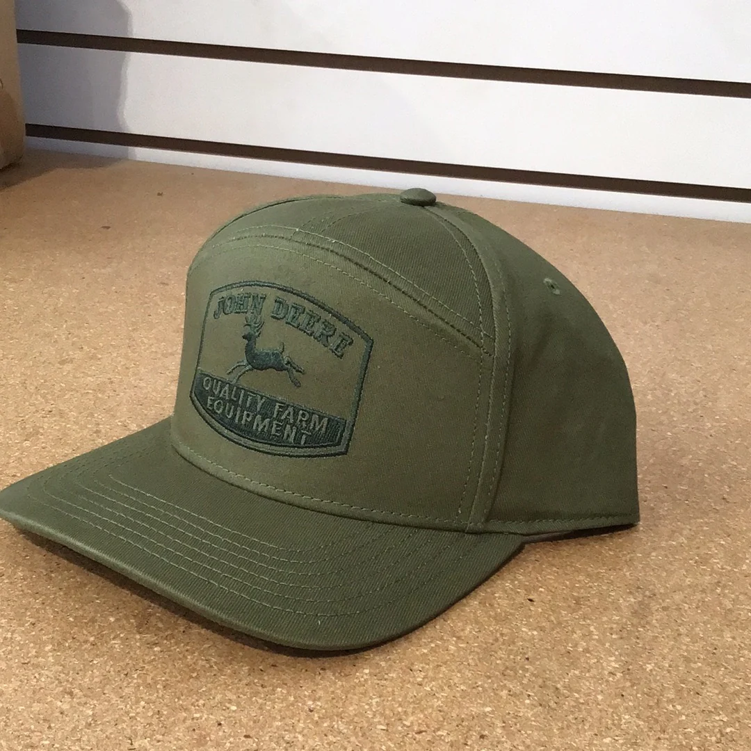 John Deere Equipment Logo Ball Cap - Olive