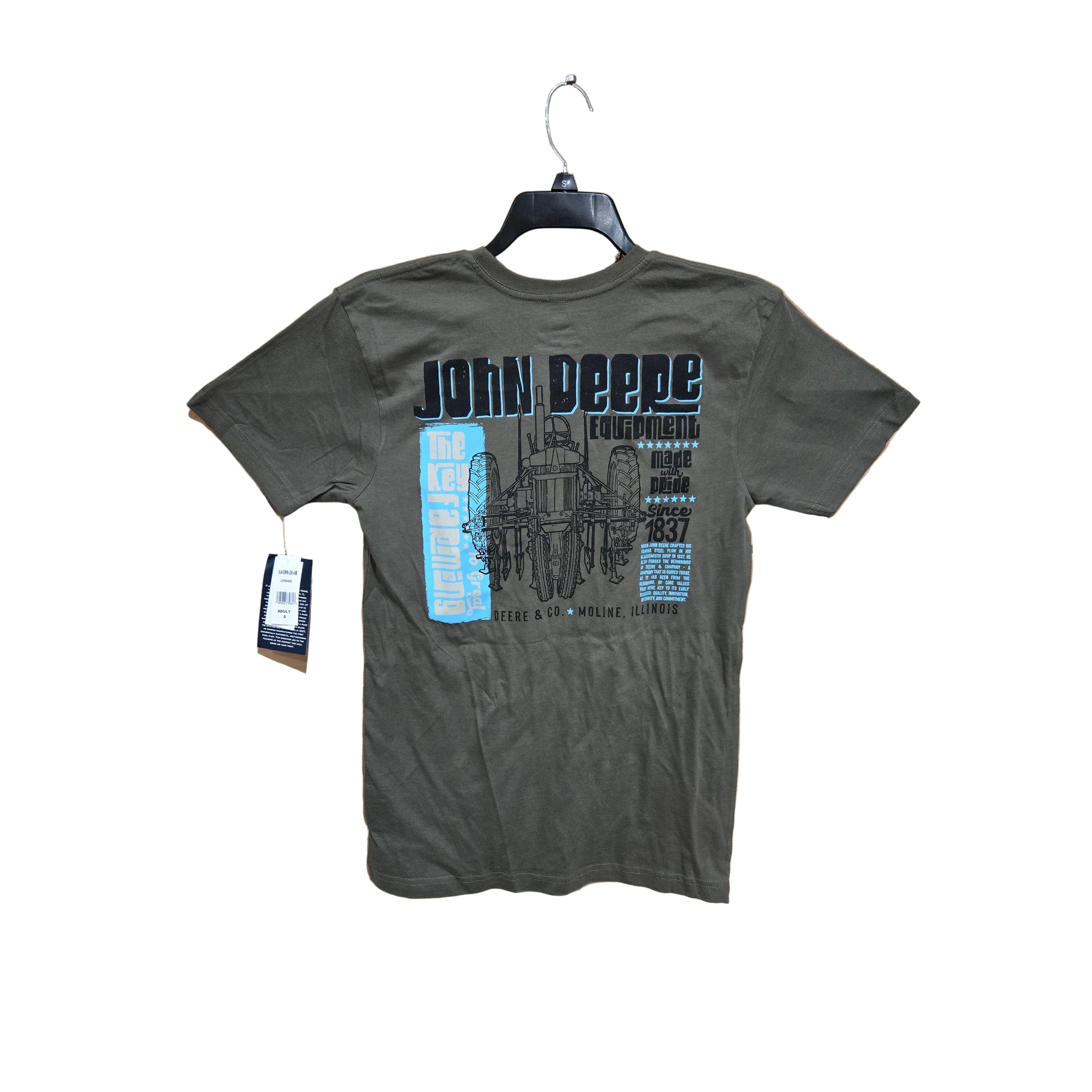 John Deere Women's Key Long Sleeve T-Shirt - Olive - Image 2