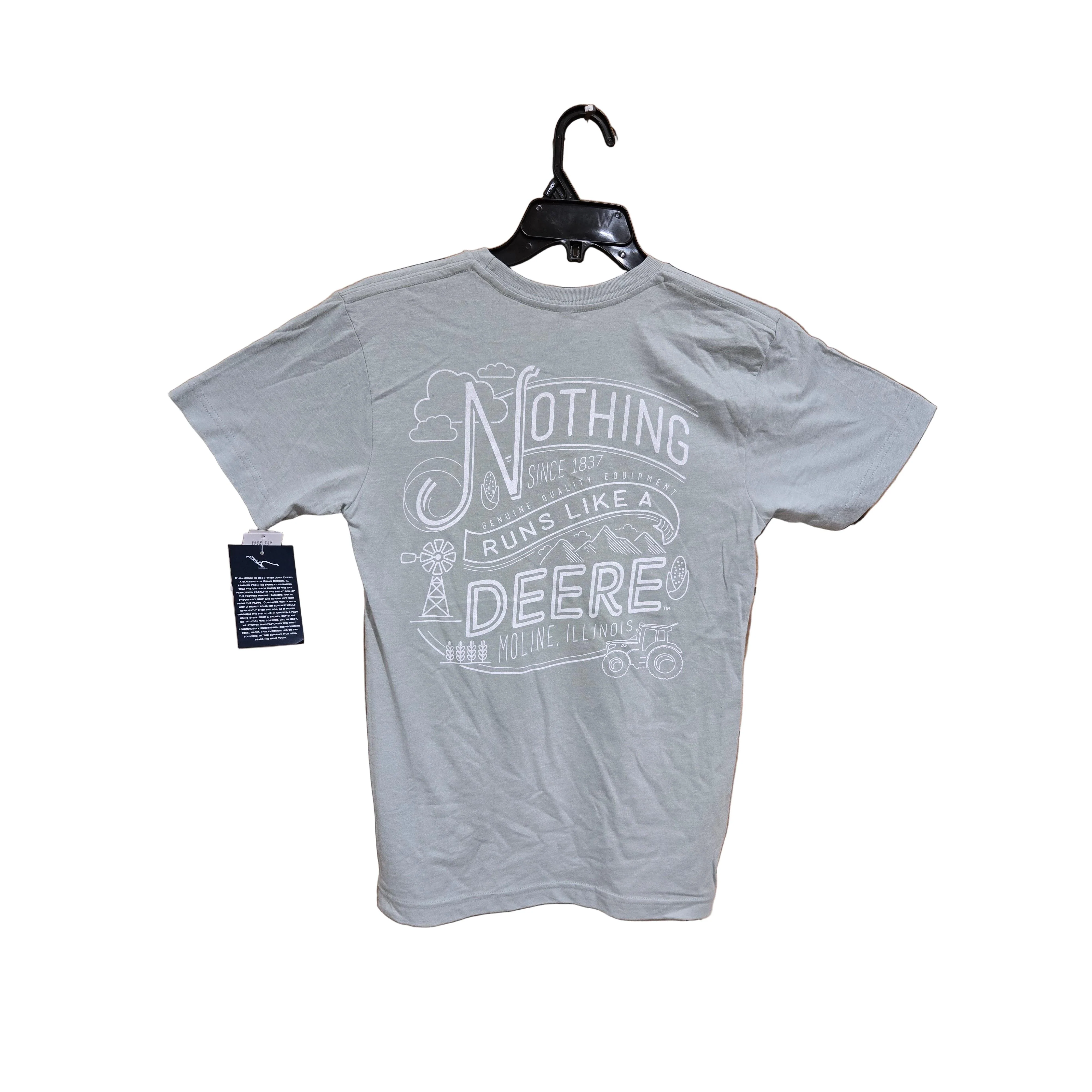 John Deere Women's Monoline Long Sleeve T-Shirt - Eucalypt - Image 2