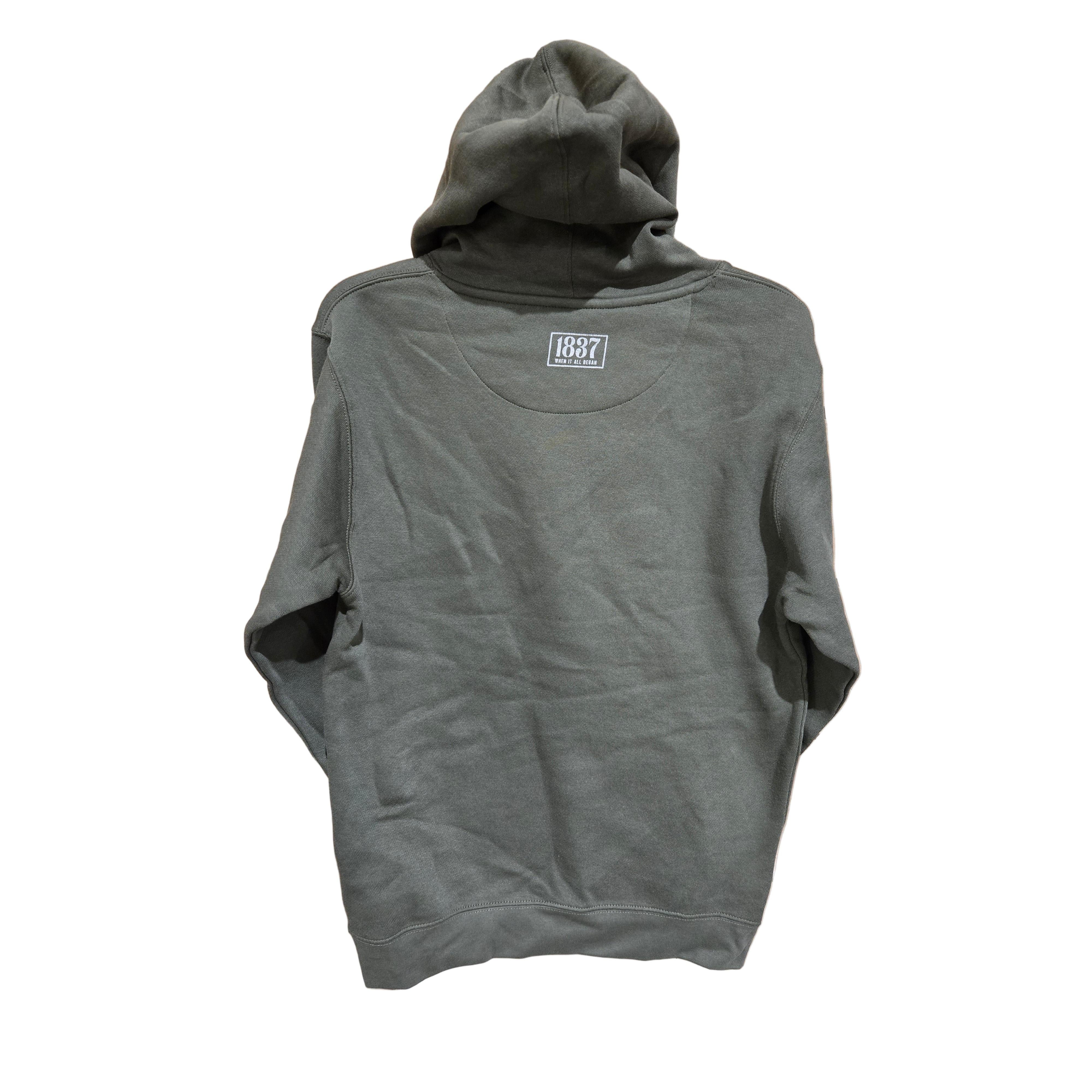 John Deere Women's Quality Farm Long Sleeve Hoodie - Olive - Image 2