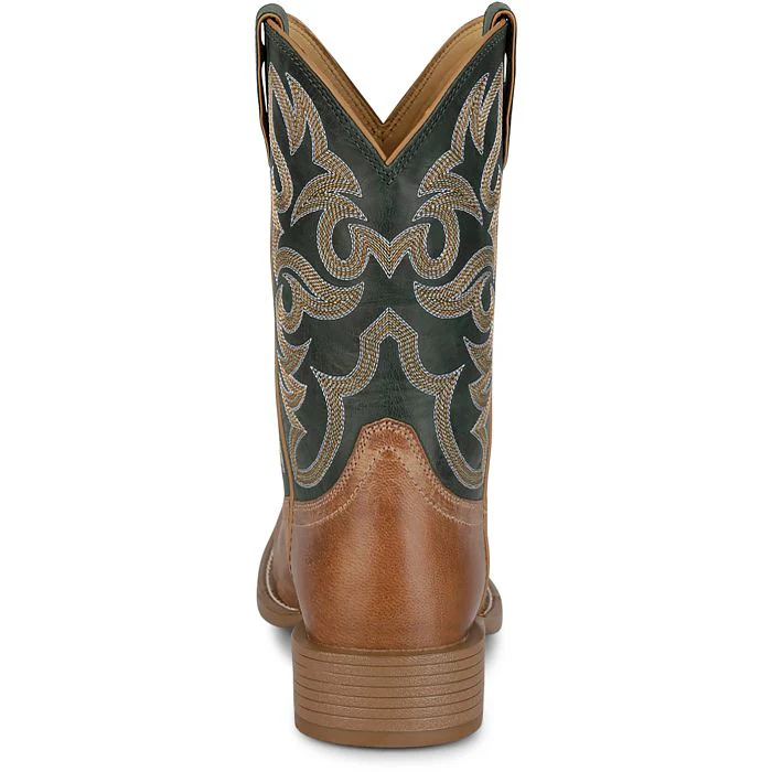 Justin Men's 11" Jasper Western Boot - Chestnut - Image 5