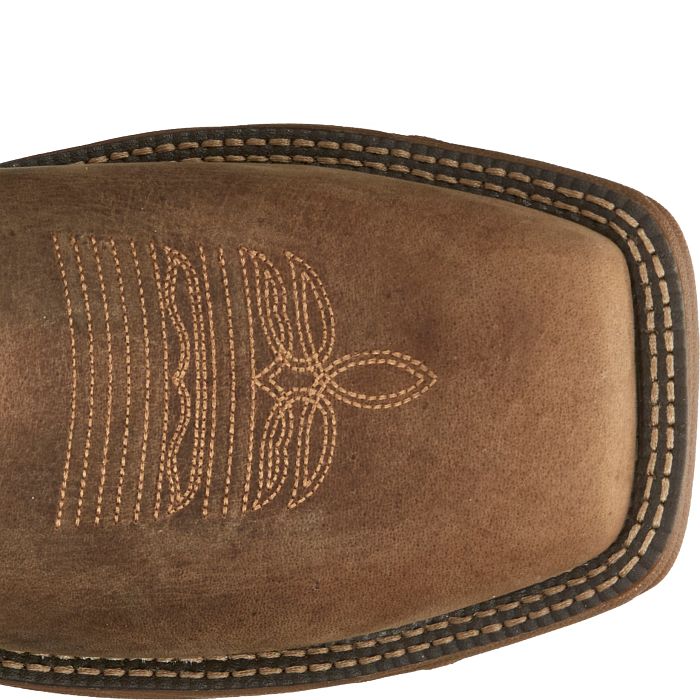 Justin Men's 11" Rush Western Work Boot - Peanut Tan - Image 4