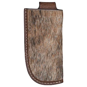 Justin Men's Knife Sheath - Hair On Leather