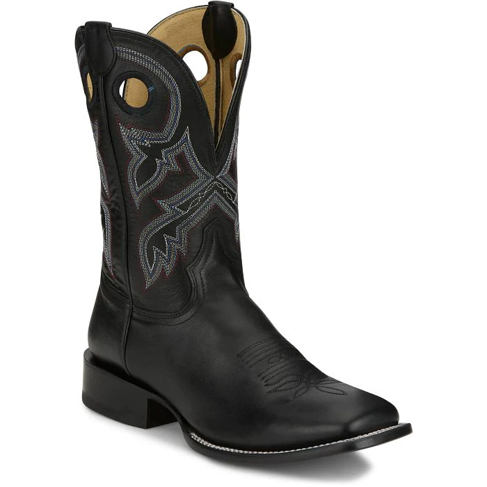 Tony Lama Men's Lars 11" Western Boot- Black - Image 2