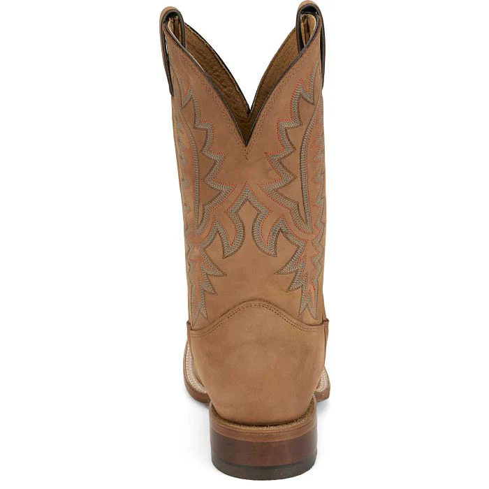 Justin Men's Rancho 11" Western Cowboy Boots- Butterscotch - Image 5