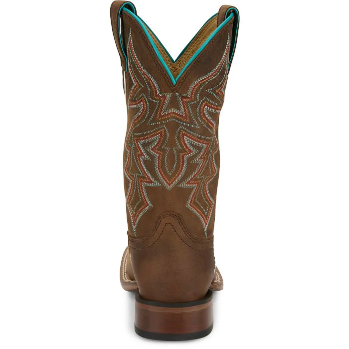 Justin Women's 11" MIss Ellie Western Boot- Taupe - Image 5