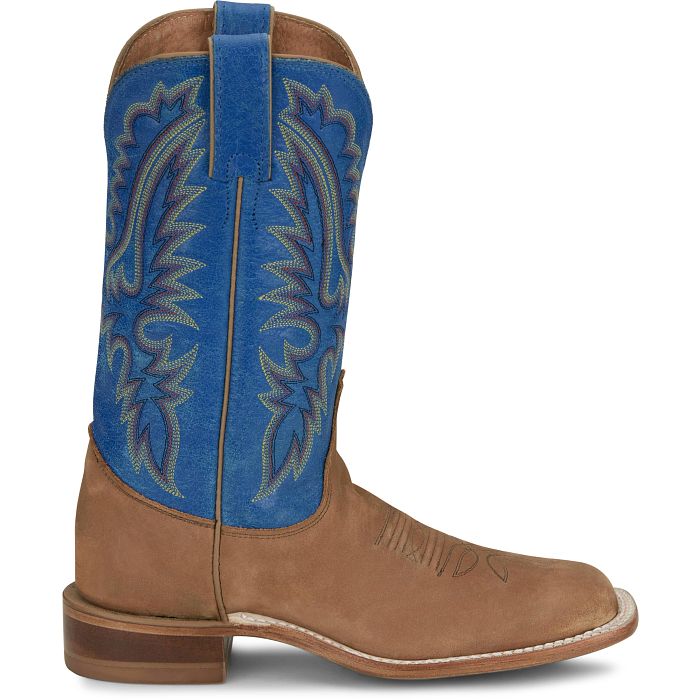 Justin Women's 11" Peyton Western Boot-Distressed Cognac Brown - Image 3