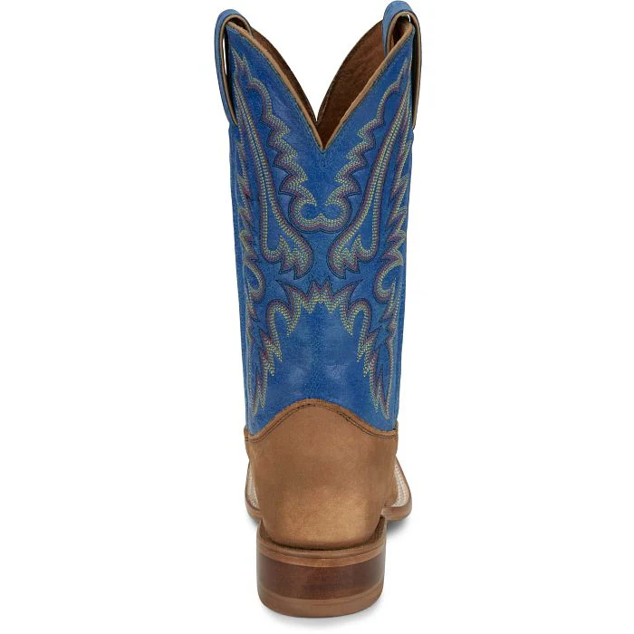 Justin Women's 11" Peyton Western Boot-Distressed Cognac Brown - Image 5