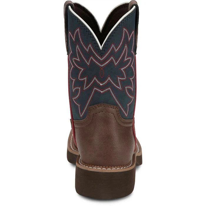Justin Women's 8" Sunny Western Boot- Brick - Image 5