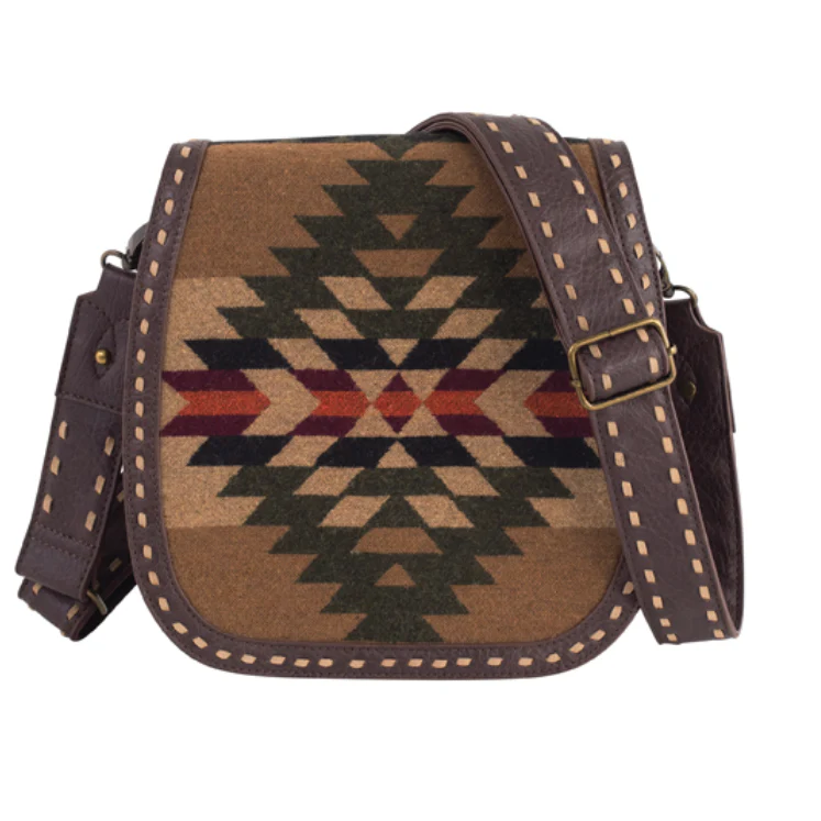Justin Women's Aztec Saddlebag with Buckstitch- Multi