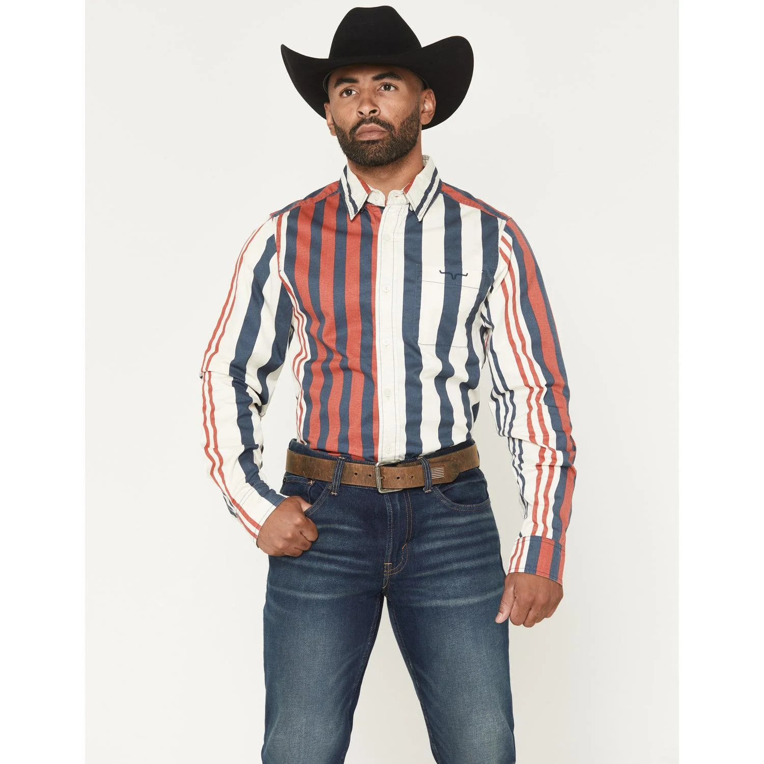 Kimes 1992 Long Sleeve Striped Dress Shirt - Multiple Combinations - Image 3