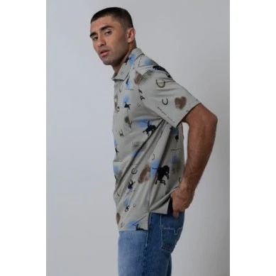 Kimes Men's Bayard Polo Short Sleeve Shirt - Sage - Image 4