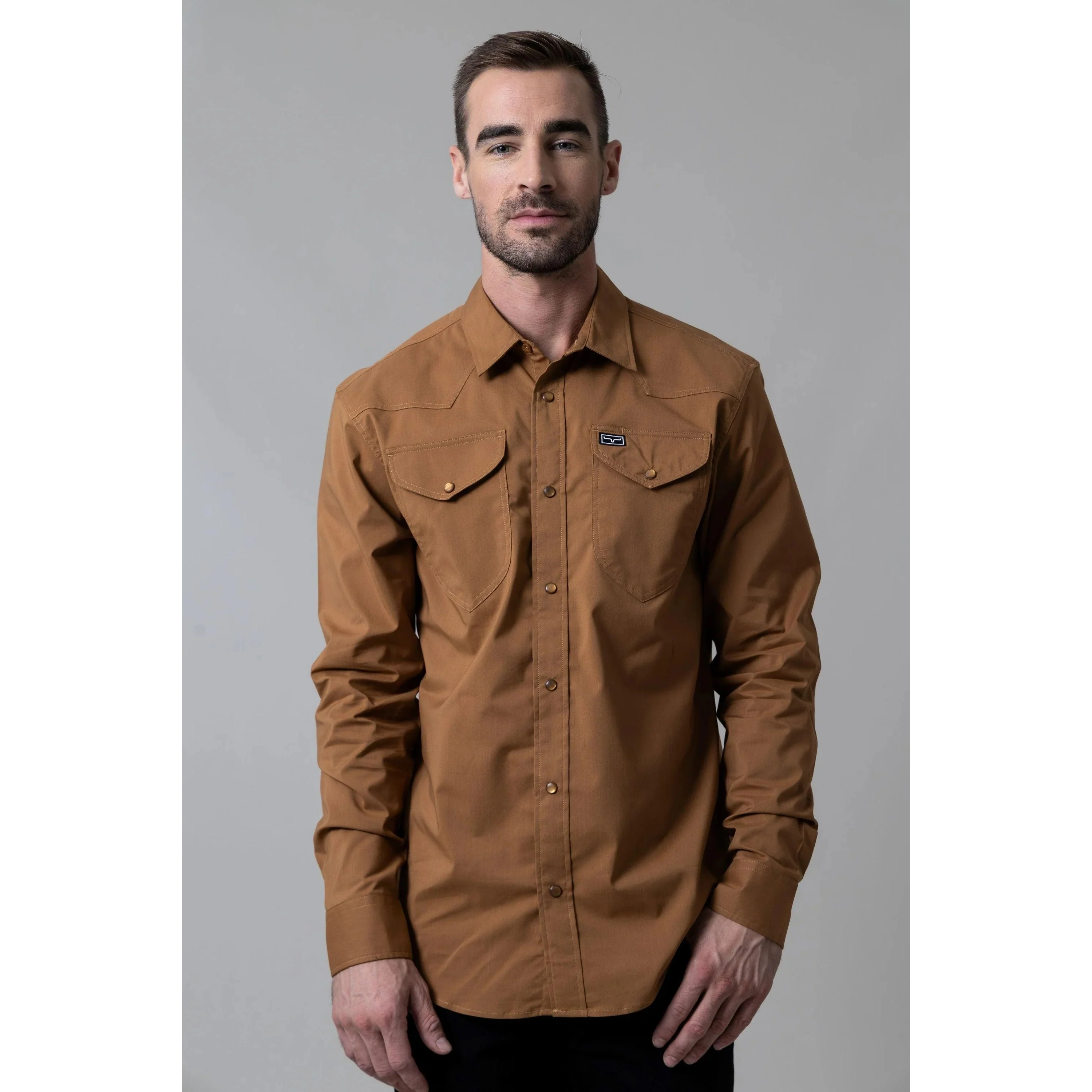Kimes Men's Blackout Long Sleeve Dress Shirt - Assorted Colours