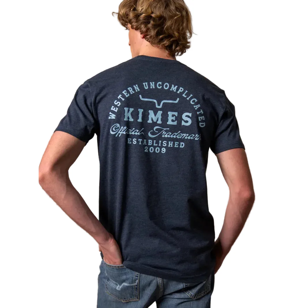 Kimes Men's Heavy Text Short Sleeve Tee Shirt - Multiple Colours - Image 2