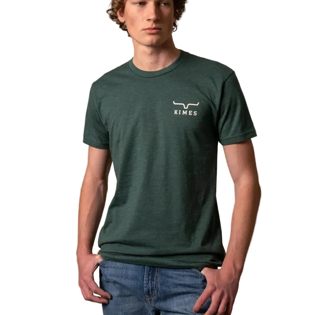 Kimes Men's Heavy Text Short Sleeve Tee Shirt - Multiple Colours - Image 3