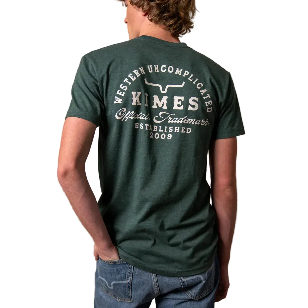 Kimes Men's Heavy Text Short Sleeve Tee Shirt - Multiple Colours - Image 4