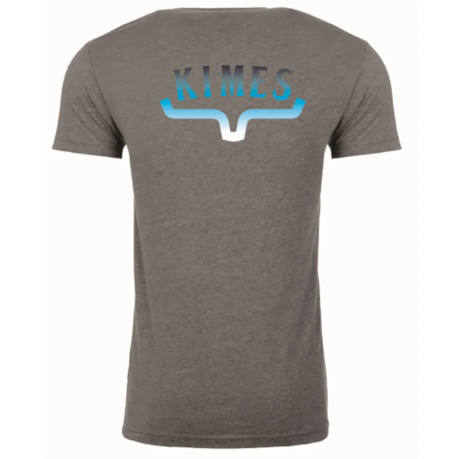 Kimes Men's Huxton Fade Short Sleeve Shirt-Grey Heather