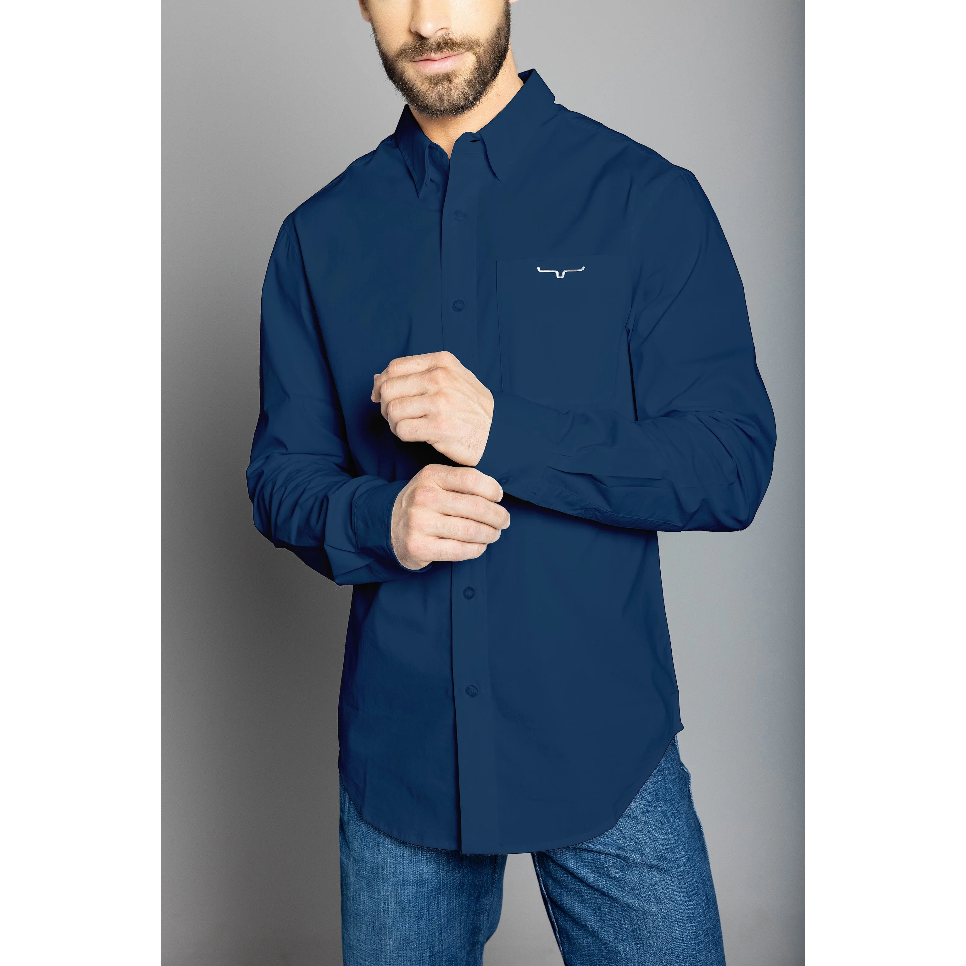 Kimes Men's Team Dress Shirt - Long - Image 2