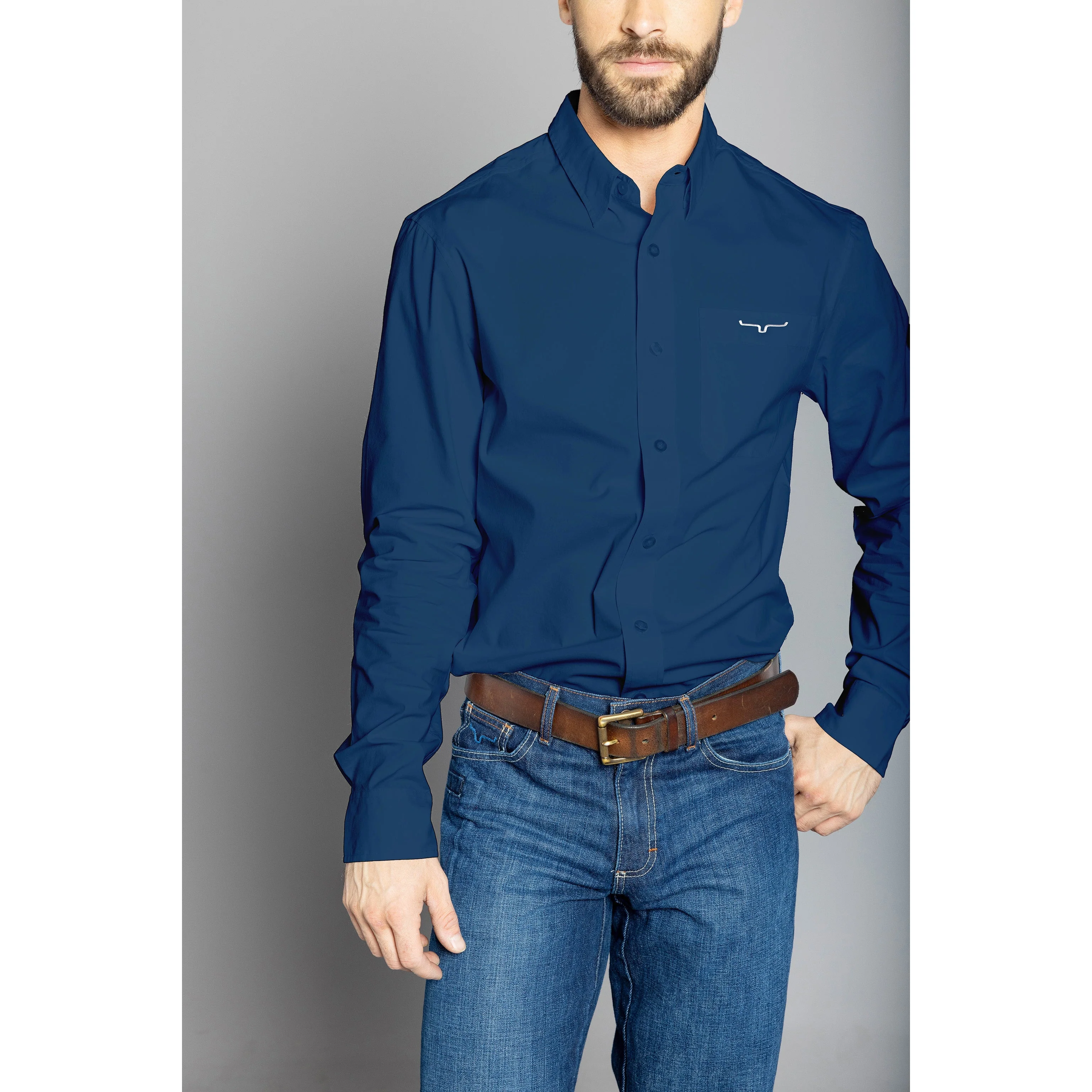 Kimes Men's Team Dress Shirt - Long - Image 3