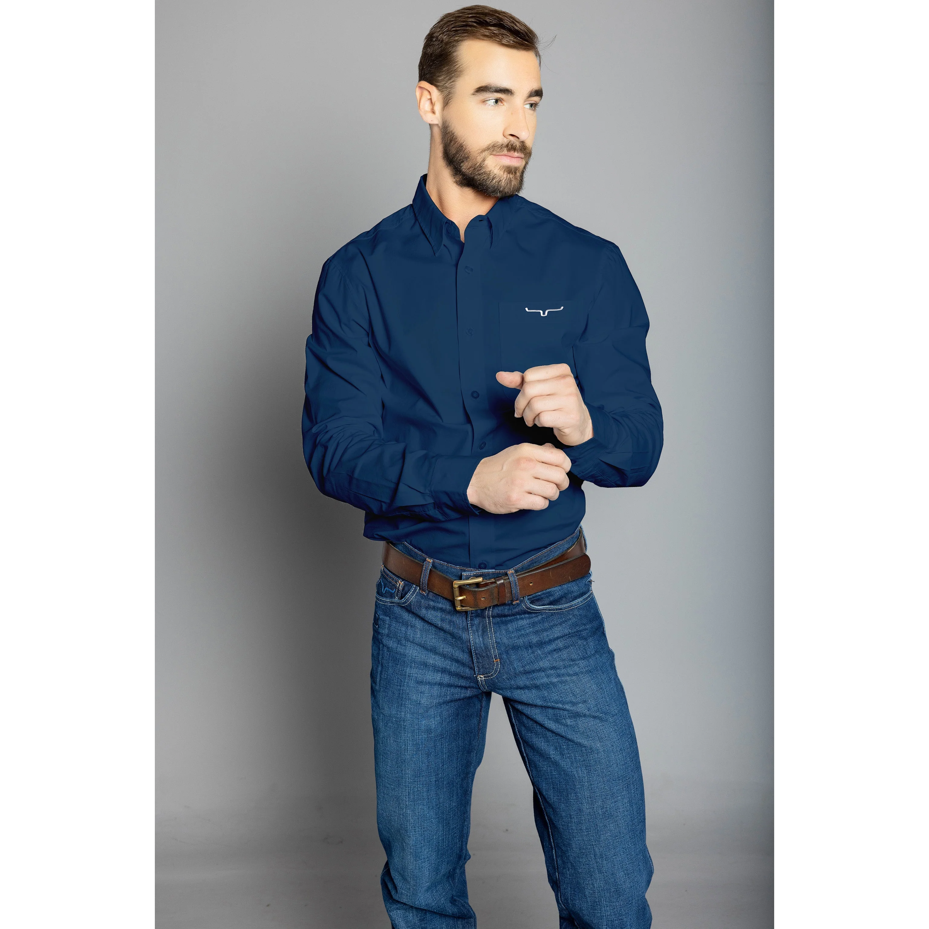 Kimes Men's Team Dress Shirt - Long - Image 4