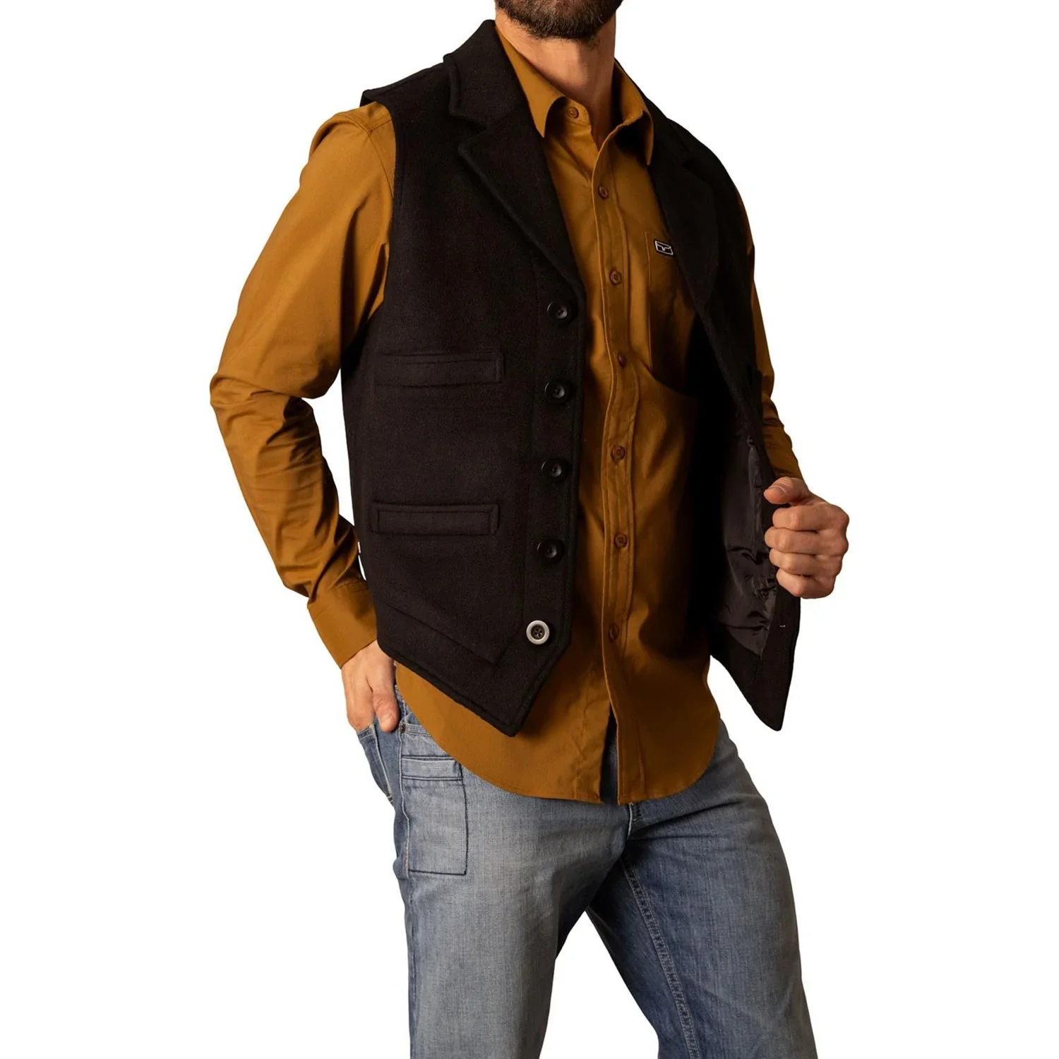 Kimes Men's Kraken Vest - Black