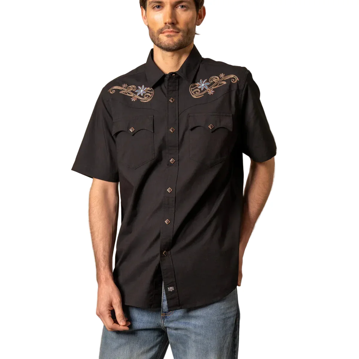 Kimes Men's Leland Short Sleeve Shirt - Multiple Colours - Image 3