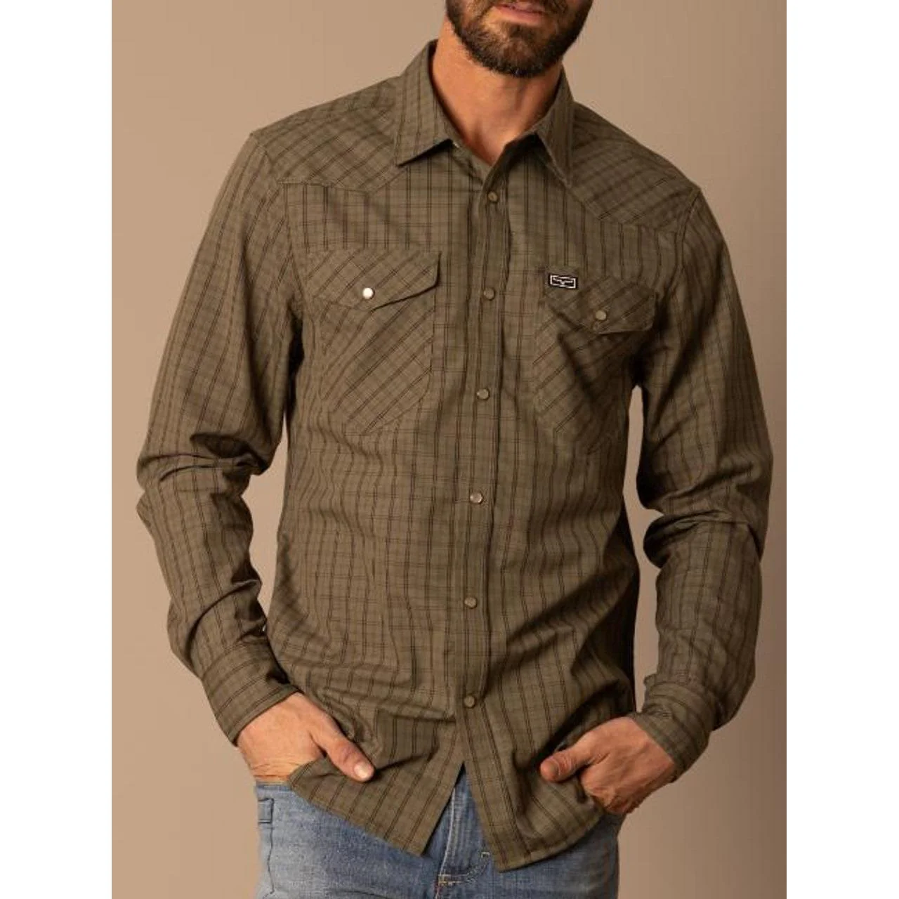 Kimes Men's Long Sleeve Smalls Dress Shirt - Multiple Colours - Image 3