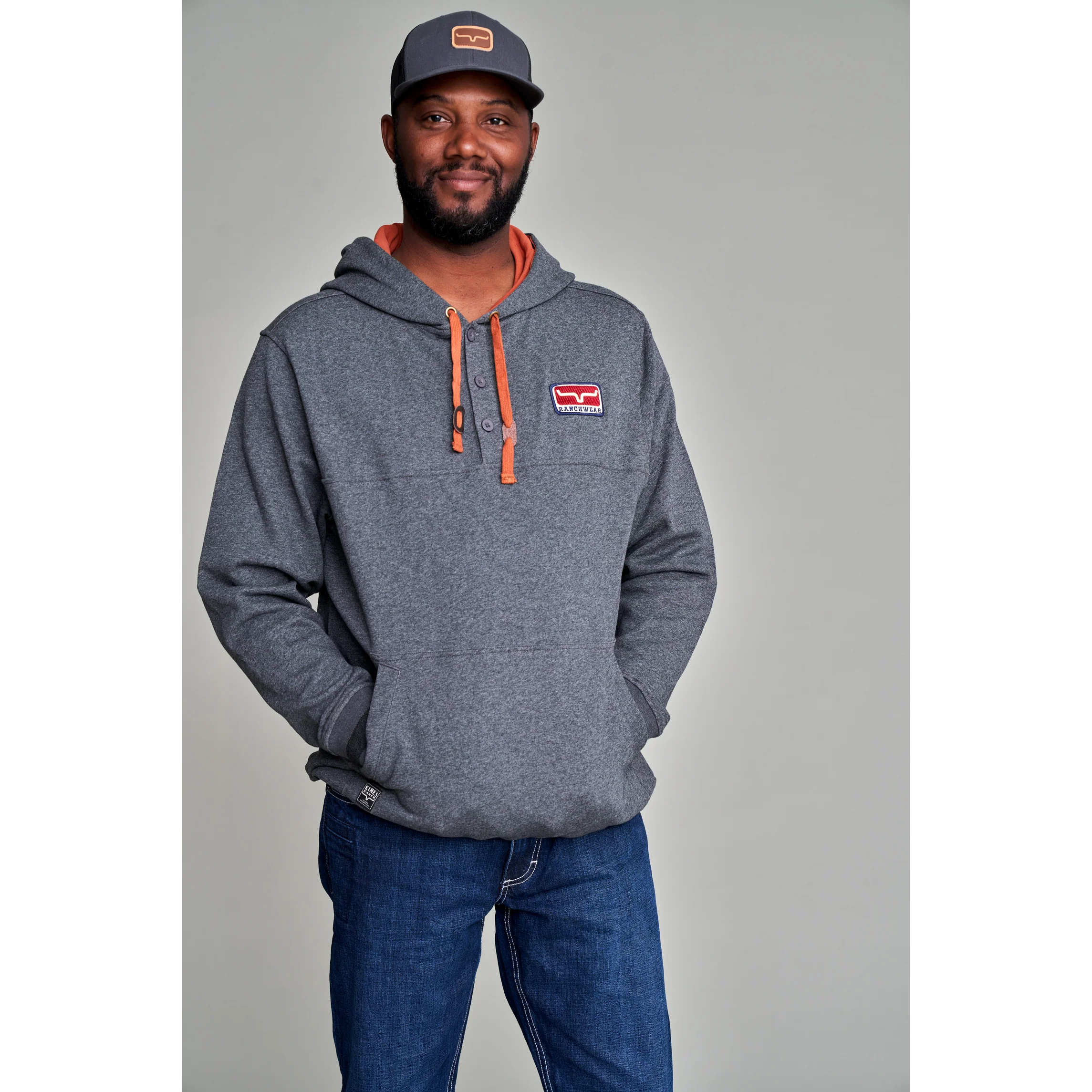 Kimes Men's Ranch Ready Fleece Hoodies - Assorted Colours - Image 2