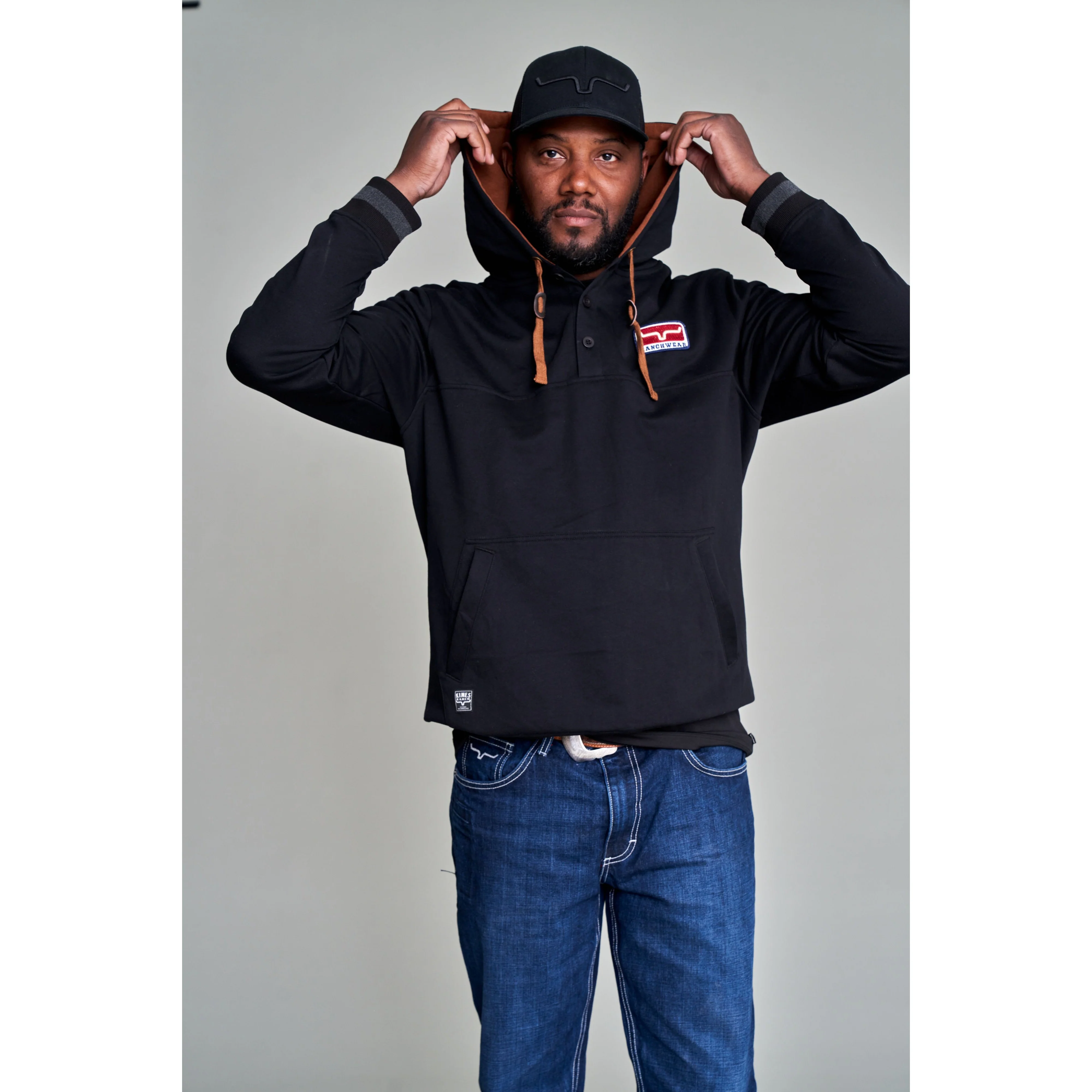 Kimes Men's Ranch Ready Fleece Hoodies - Assorted Colours - Image 6