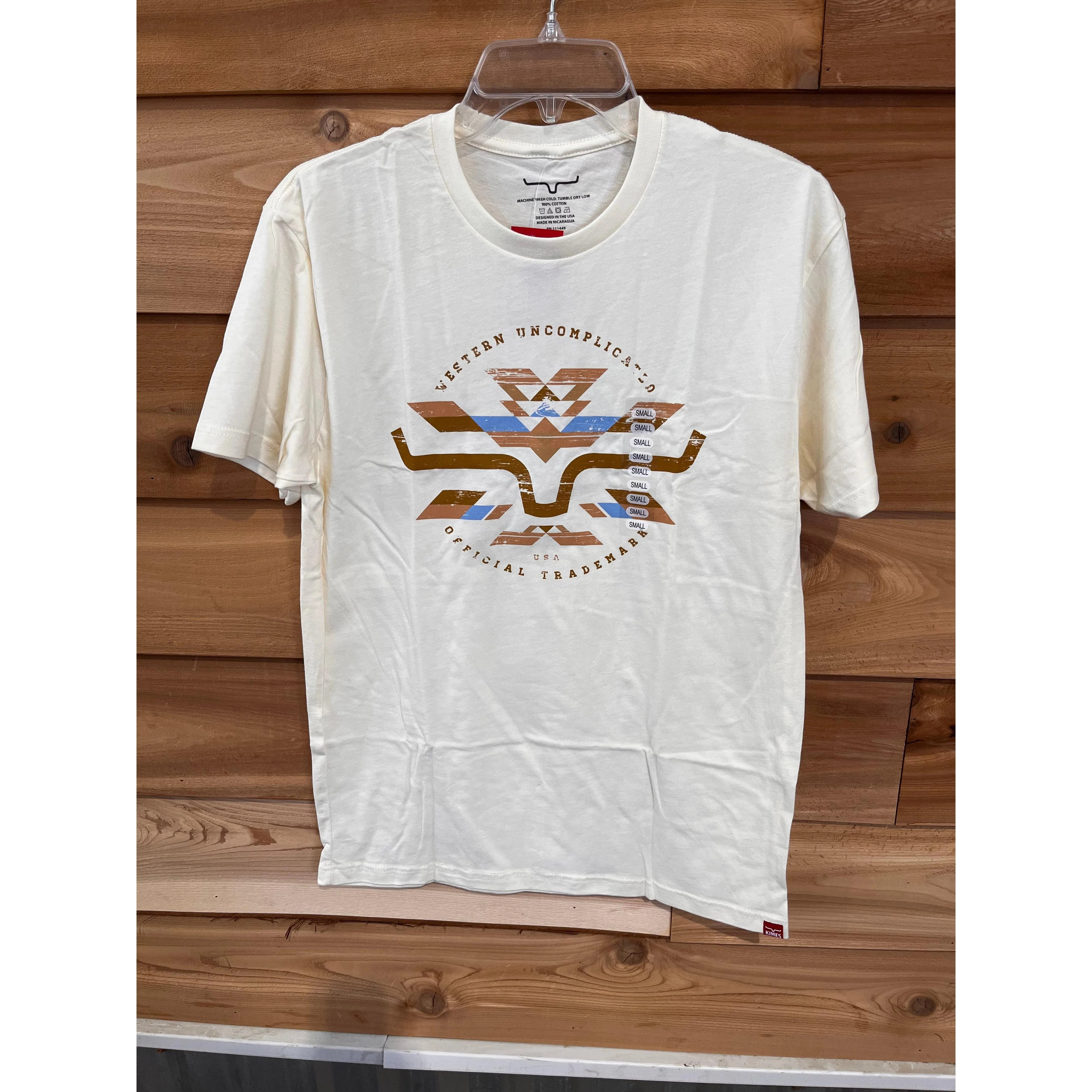 Kimes Men's Short Sleeve Circular Serape Tee Shirt- Multiple Colours - Image 2
