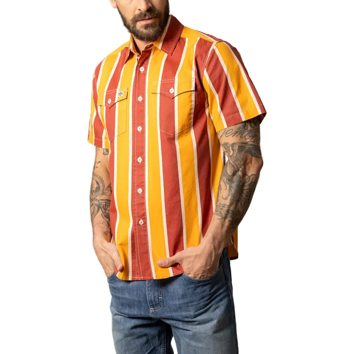 Kimes Men's Stoppy Short Sleeve Shirt - Multiple Colours - Image 3