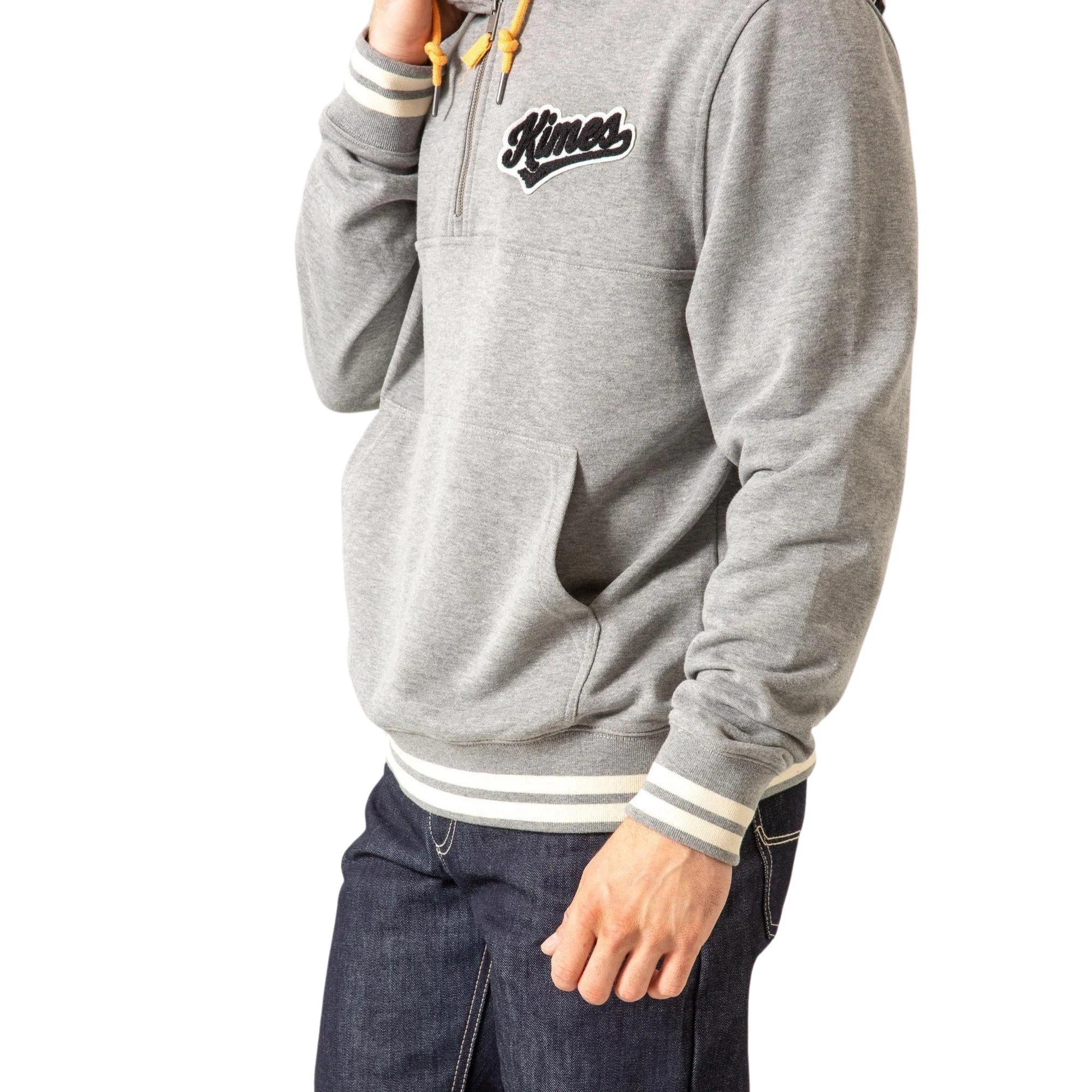 Kimes Men's Team One Hoodie - Grey Heather - Image 3