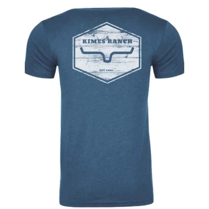 Kimes Ranch Men's Wooden Hex Tee Shirt - Multiple Colours - Image 2