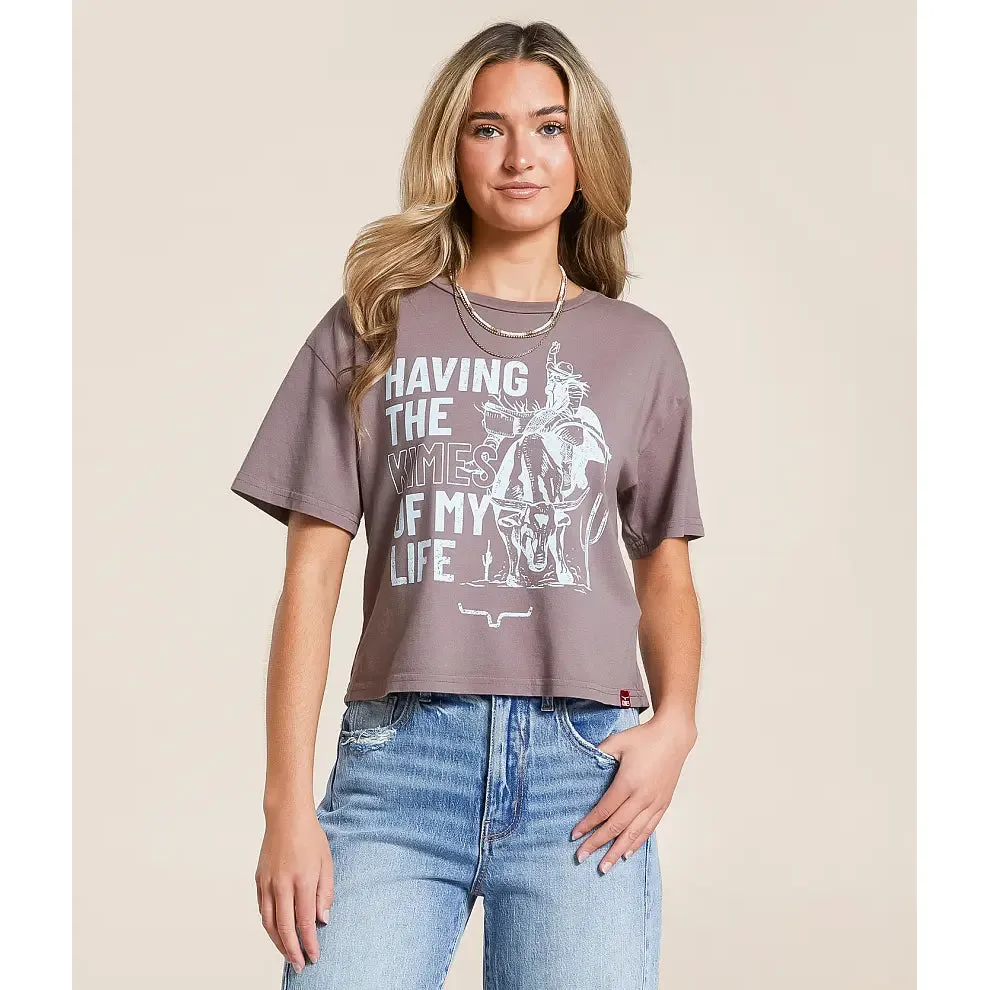 Kimes Women's Kimes of My Life Short Sleeve Crop Tee Shirt- Multiple Colours - Image 2