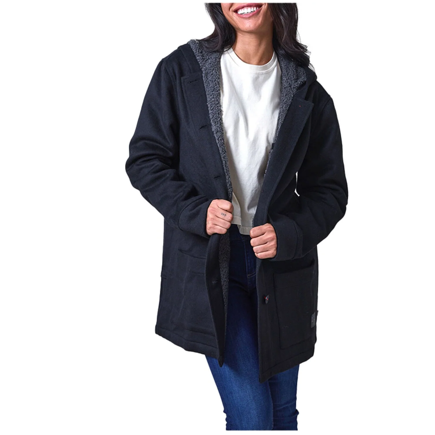 Kimes Women's Tatum Coat Jacket - Black - Image 2