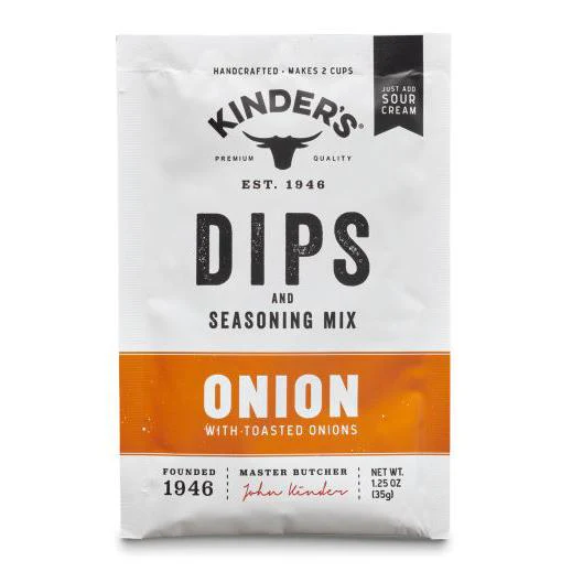 Kinder's Onion Dip and Seasoning Mix-1.25 oz