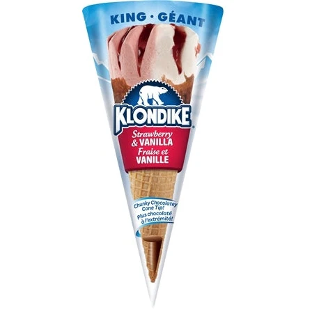 Klondike Vanilla Strawberry Cone