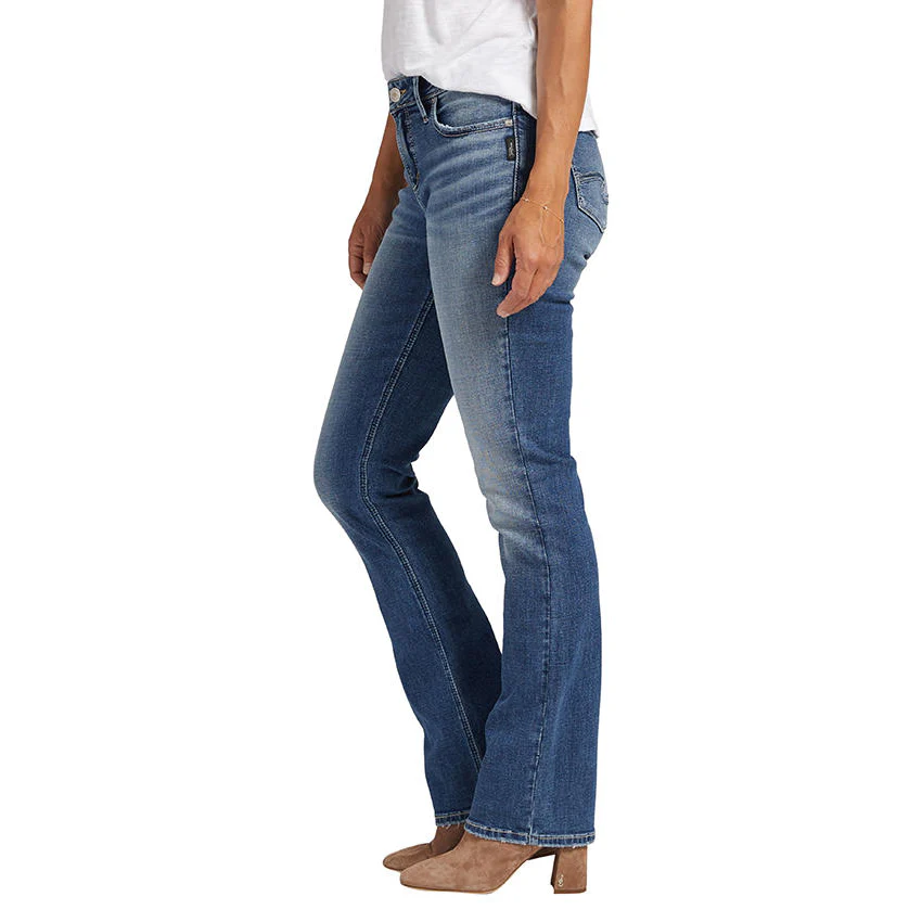 Silver Women's Elyse Slim Bootcut Jeans - Image 3