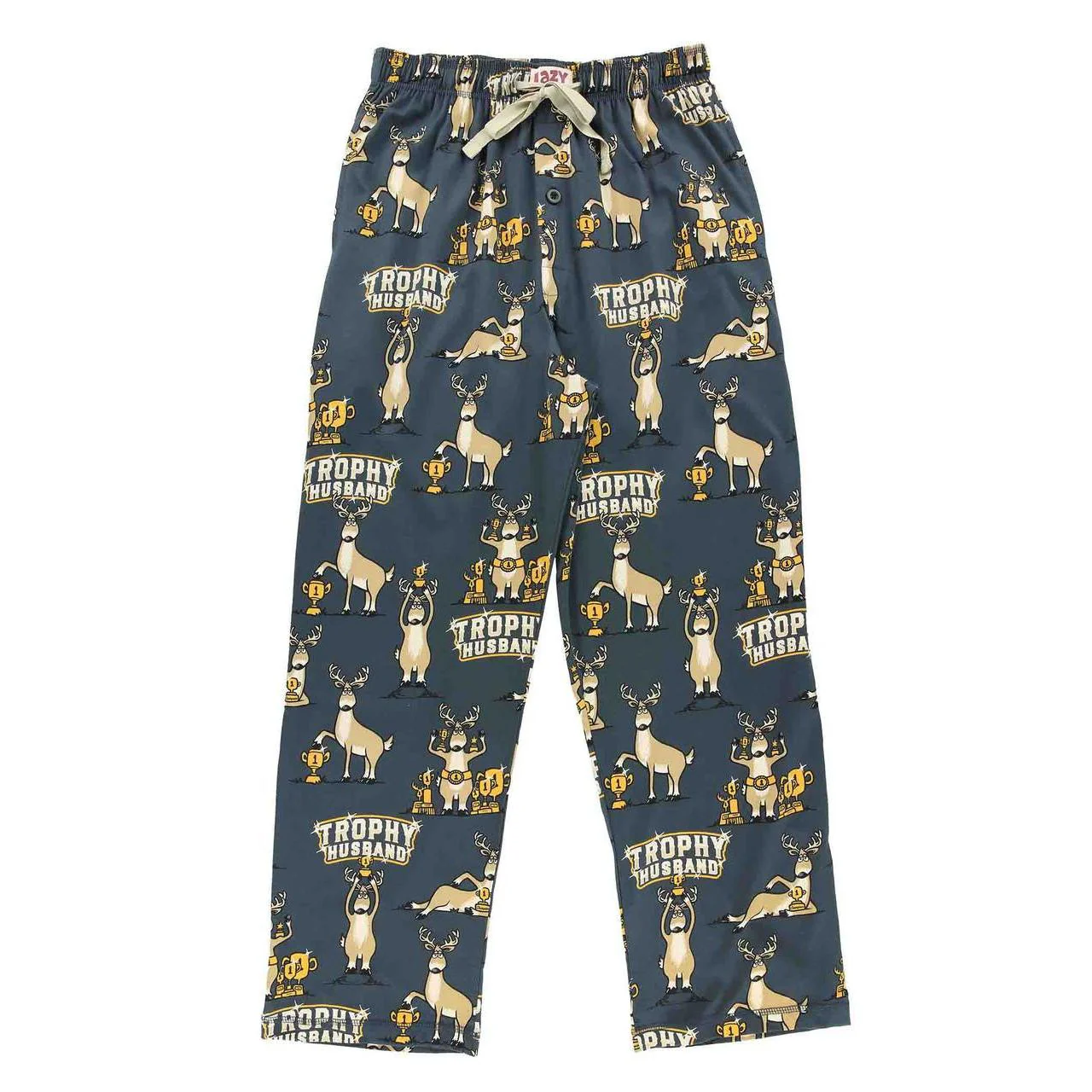 Lazy One Men's Trophy Husband PJ Pants - Blue - Image 2