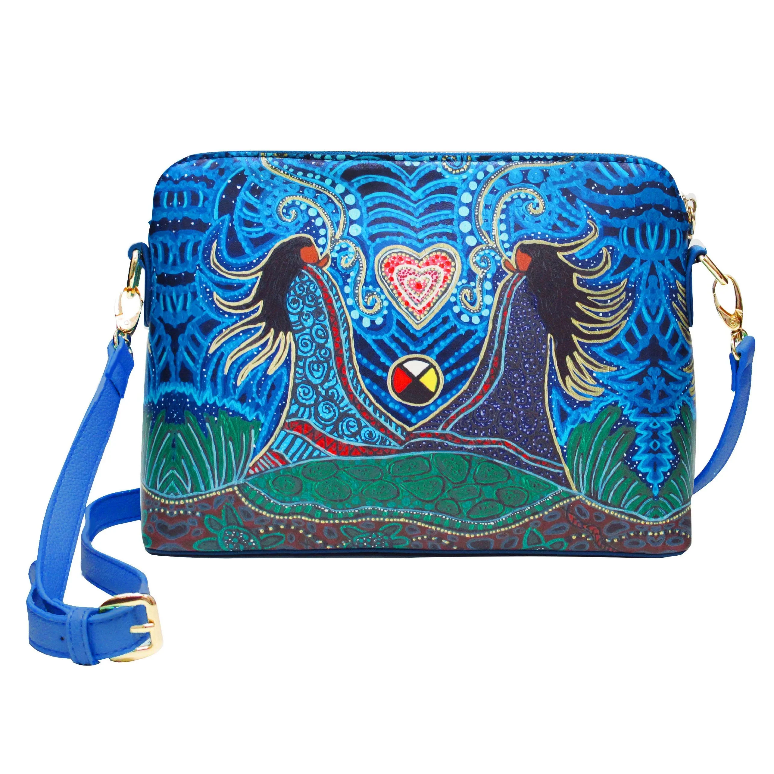 Leah Dorion Breath of Life Art Bag- Blue